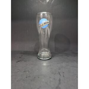 Blue Moon Pilsner Beer Glass, 16 Oz,‎ 7.5" Tall, Drinking Glass, Home Barware